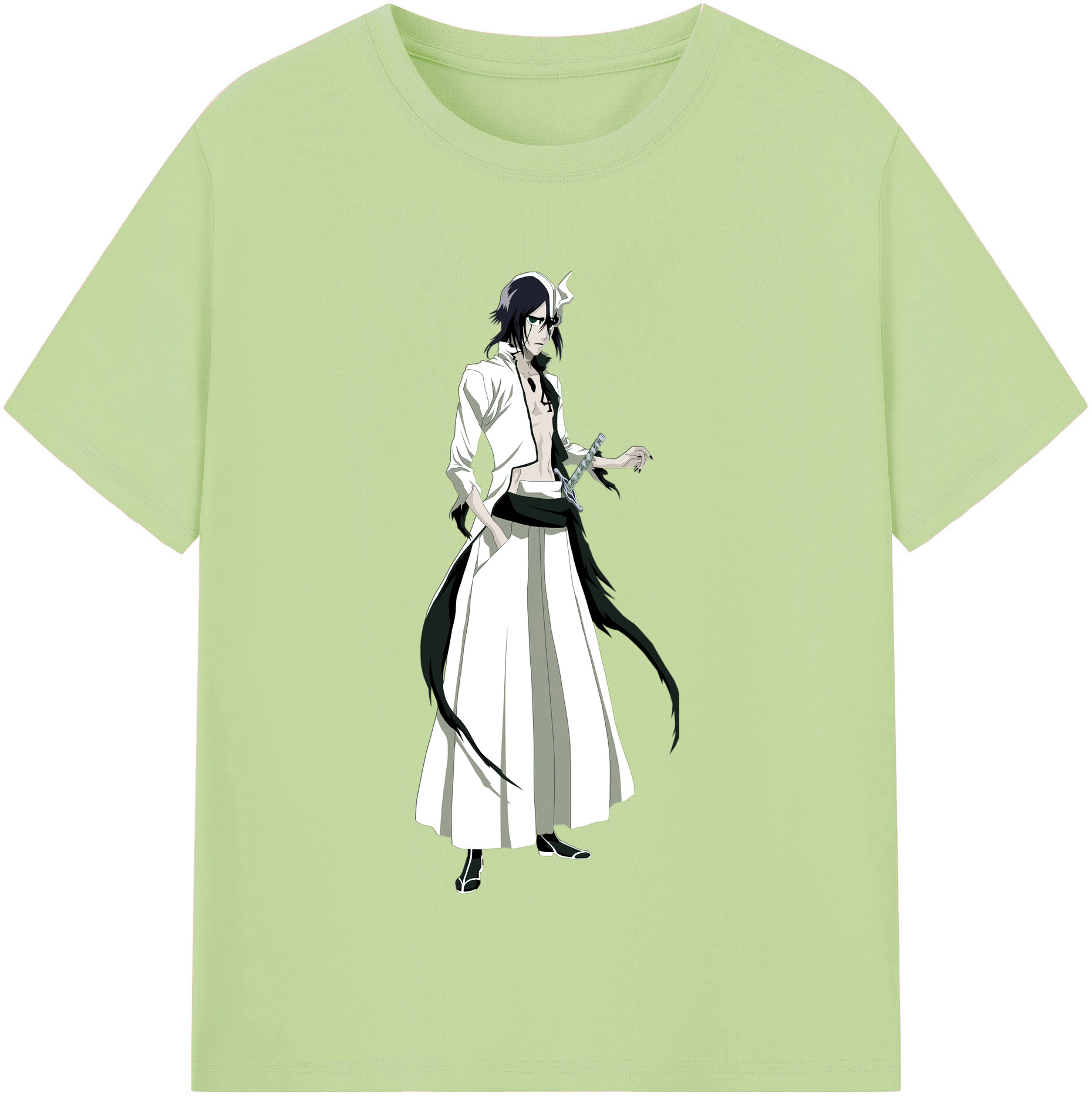 （画像用） ブリーチ ウルキオラ·シファー BLEACH Ulquiorra cifer 綿100％半袖Tシャツ（フロントプリント）